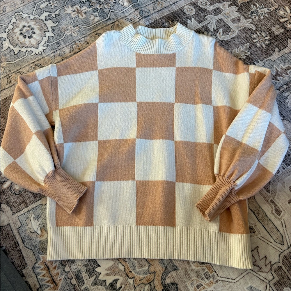 Zesica XL Loose Mockneck Sweater - Picture 3 of 5